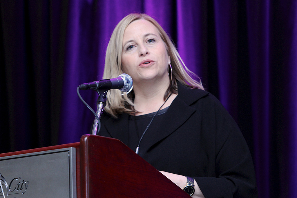 Mayor Megan Barry speaking at NOW Diversity’s VIP Reception and Honoree Dinner